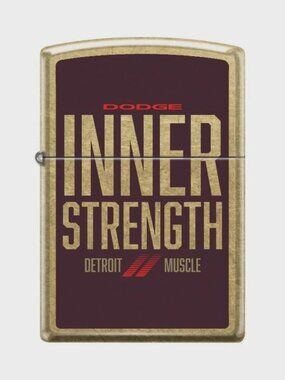 Dodge Detroit Muscle Brass Zippo Lighter